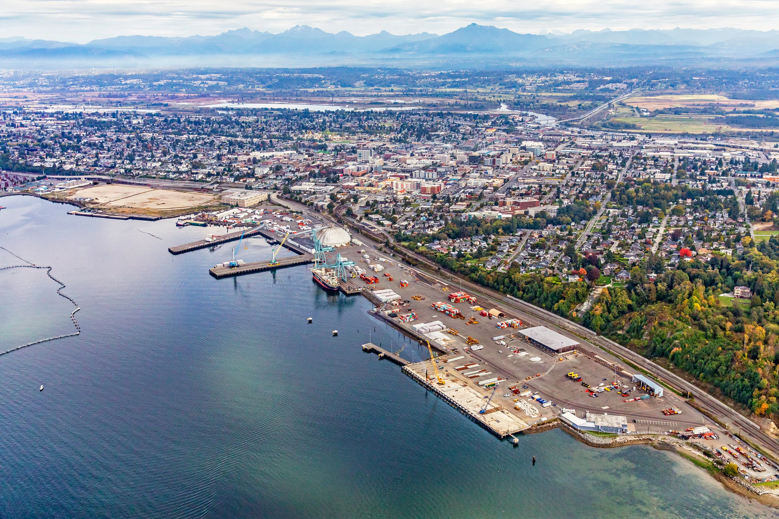 Everett waterfront and marina